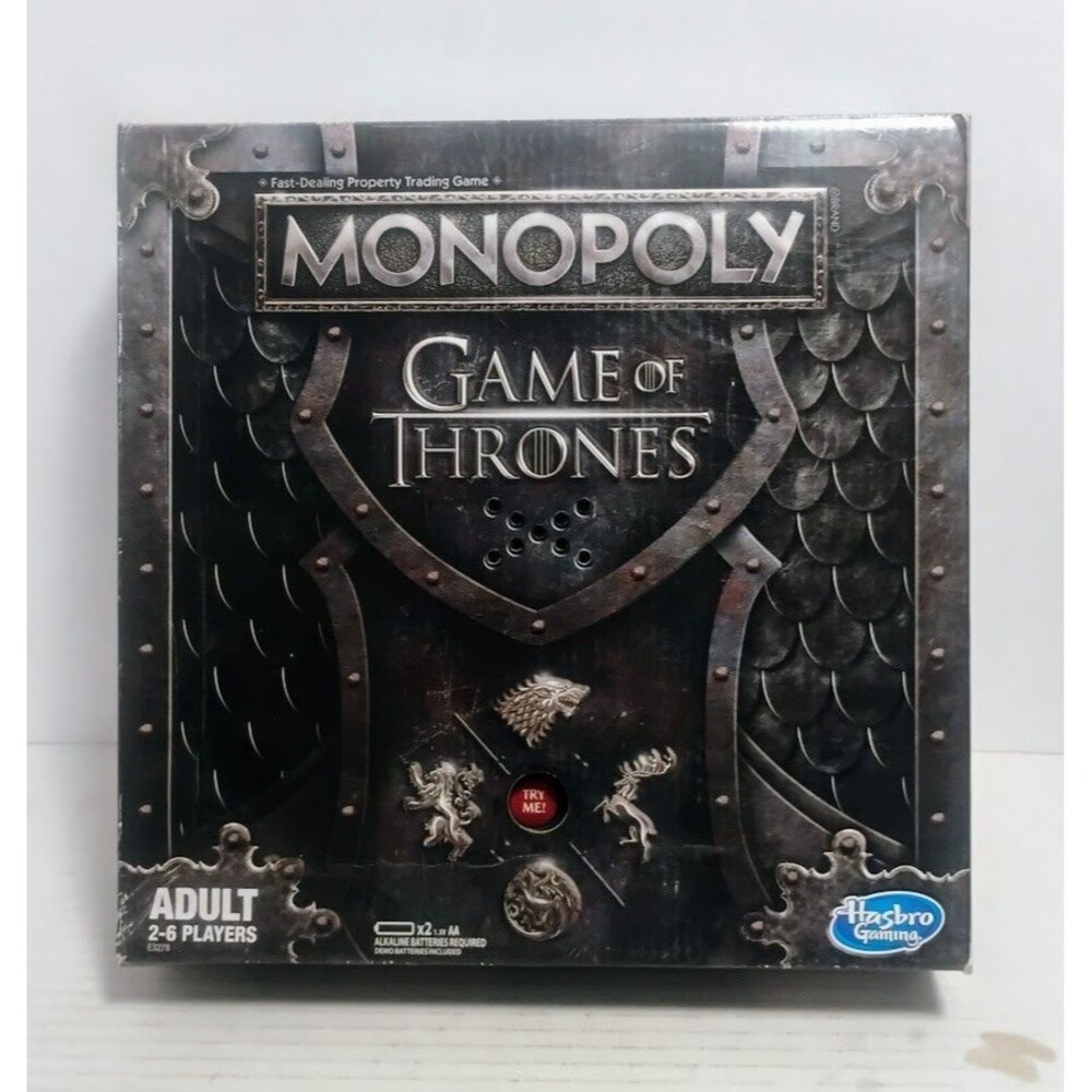 PARKER BROTHERS GAME OF THRONES MONOPOLY NEW OPEN BOX READ!!!!